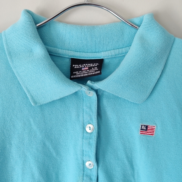 Polo Jean Co Ralph Lauren Turquoise Polo Women Dress - Picture 2 of 4